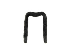 Fu Manchu fekete bajusz - 1 db.