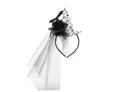 Fejpántos kalap fátyollal - 1 db.