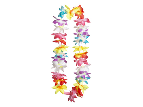 LED Hawaii nyaklánc - szivárvány - 1 db.