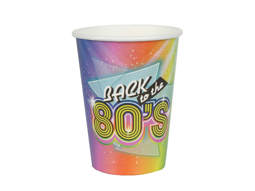 80-as évek 80-as évek papírpoharak - 250 ml - 10 db.