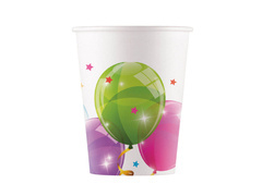 Papírpoharak Fényes lufi - 200 ml - 8 db.