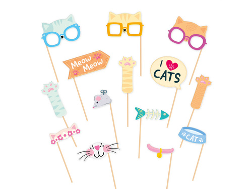 Fotó kellékek Macskák - 14 db.