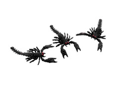 Halloween dekoráció Skorpiók - 3 db.