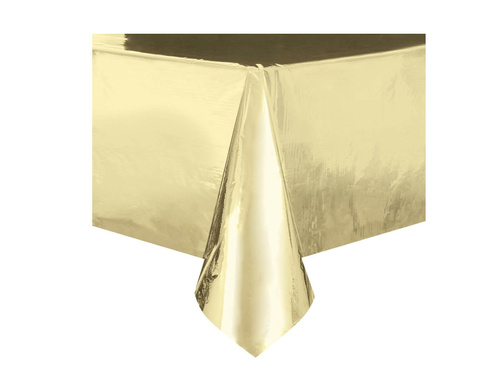 Arany metál terítő - 137 x 274 cm - 1 db.