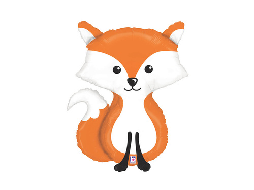 Fóliából készült róka lufi - 91 cm - 1 db.