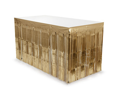 Arany szatén szegélyléc - 80 x 300 cm - 1 db.