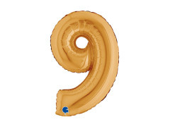 Fólialufi 9-es számú arany - 14" - 1 db.