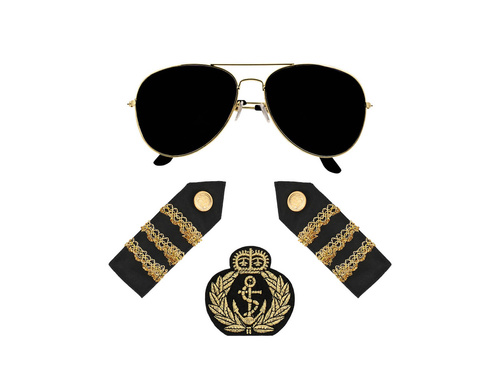 Hajókapitány készlet - 3 db.