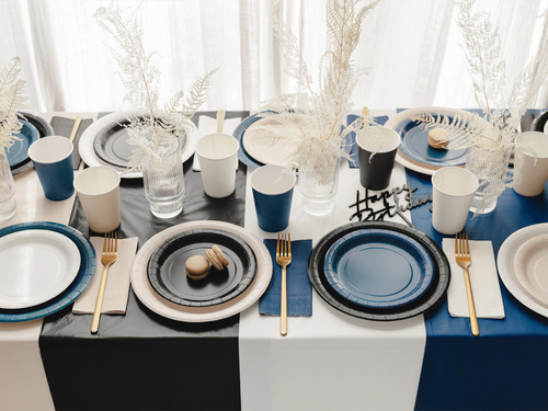 Bézs színű papírpoharak - 250 ml - 6 db.