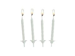 Születésnapi gyertyák - fehér - 24 db.