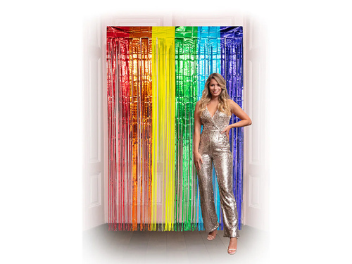 Szivárvány ajtófüggöny - 100 cm x 200 cm