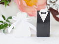 Esküvői vendégdobozok - frakk - 10 db.