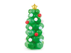 Karácsonyfa lufi csokor - 76 db.