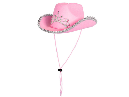 Rózsaszín cowboy kalap - 1 db.