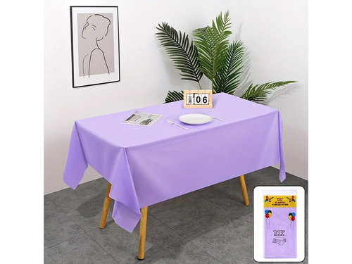 Levendula fóliás terítő - 137 x 274 cm - 1 db.