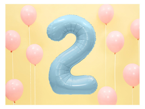 2-es számú fólialufi kék - 86 cm - 1 db.