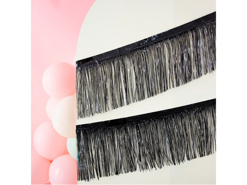 Függöny - fekete függöny - 30 cm x 300 cm