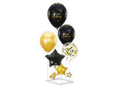 Boldog születésnapot lufi készlet állvánnyal