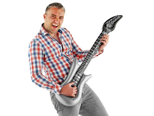 Felfújható elektromos gitár - 100 cm - 1 db.