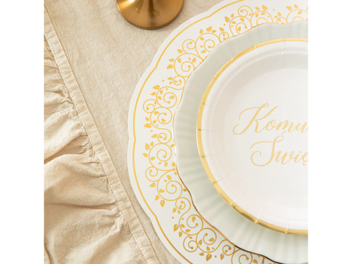 Papírtányérok szentáldozáshoz - 18 cm - 6 db.