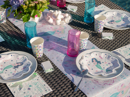 Sellő születésnapi tányér - 22,7 cm - 10 db.