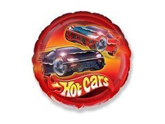 Fólia lufi Hot Cars - Kerekek - 47 cm