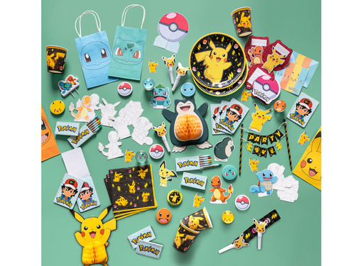 Pokemon papírtányérok - 23 cm - 8 db.