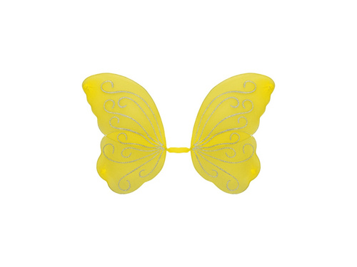 Sárga pillangó szárnyak 85×50 cm