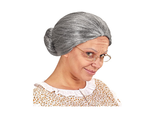 Nagyi szürke parókája