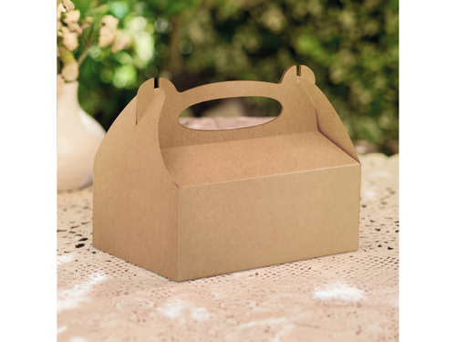 Dekoratív kraft torta dobozok - 10 db.