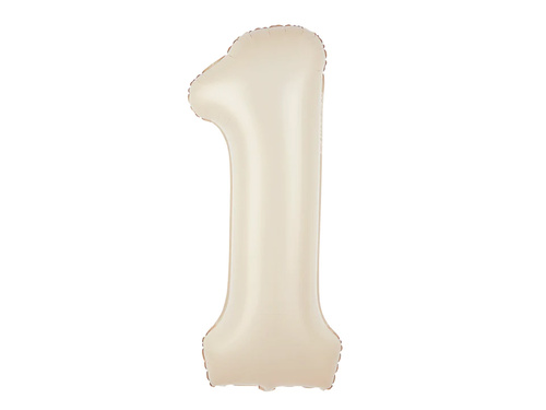 Fólialufi krémszínű lufi 1 - 100 cm - 1 db.