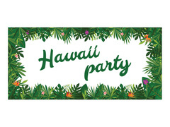 Hawaii Party plakát - 70x33 cm