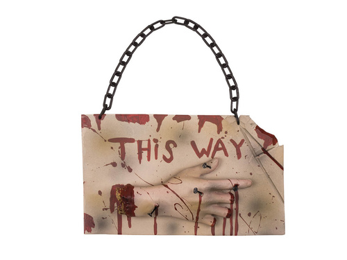 This Way tábla - 19 x 31 cm