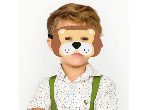 Nemez oroszlán maszk - 1 db.