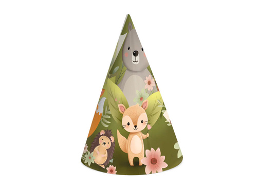 Papírkupakok Forest friends - 6 db.