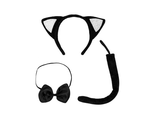 Fekete cica szett - 1 kpl.