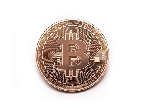 Bitcoin BTC sapkában - gyűjtői érme