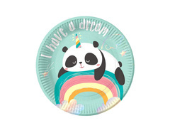Dreaming Panda papírtányérok - 18 cm - 6 db.