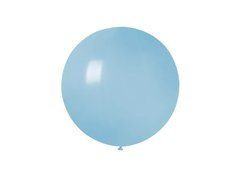 Óriás léggömb 80 cm átmérőjű - világoskék pasztell.