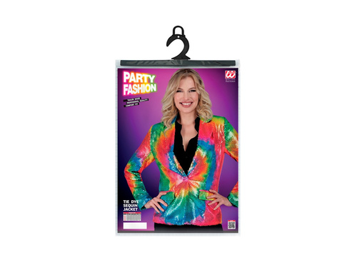 Party Fashion - nyakkendős flitteres kabát