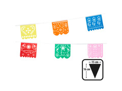 Mexikó zászló banner - 6 m - 1 db.