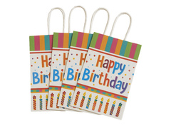 Boldog születésnapot ajándéktasakok - 4 db.