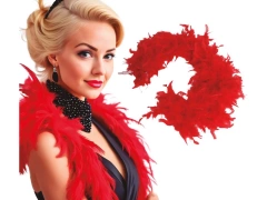 Toll boa - piros - 180 cm