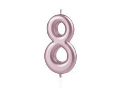 Rózsaarany számgyertya - 8 - nyolc