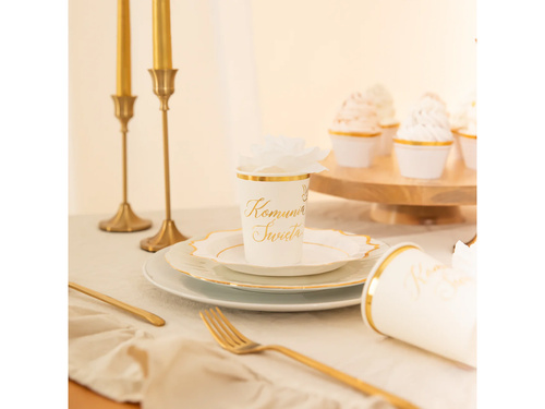 Áldozós papírpoharak - 220 ml - 6 db.