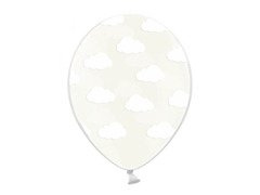 Felhők születésnapi lufi - 30 cm - 6 db.