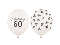 Latex lufik készlet 60. születésnapra - 30 cm - 50 db.