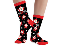 Karácsonyi zokni felnőtteknek Hohoho! - 1 pár