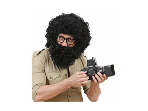 Knecht Ruprecht fekete paróka szakállal