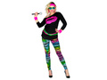 Zebra neon leggings